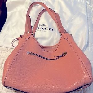 Pink Coach shoulder handbag. Perfect condition-no scratches or marks.
